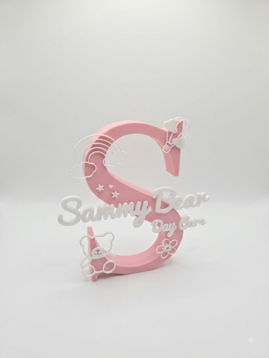 Handmade Personalised Nursery Letter Decor