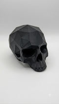 Abstract Geometric Skull Freestanding Sculpture - Desk Ornament