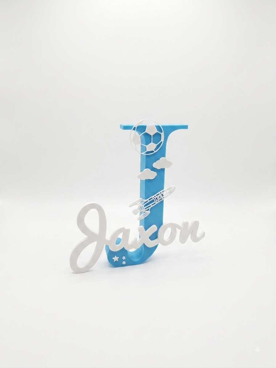 Handmade Personalised Nursery Letter Decor